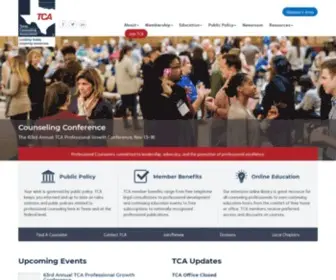 Txca.org(The Texas Counseling Association (TCA)) Screenshot