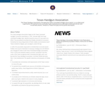 TXchia.org(The Texas Handgun Association) Screenshot