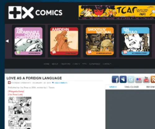 Txcomics.com(TX Comics) Screenshot