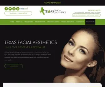 Txfaces.com(Facial Plastic Surgery Frisco) Screenshot