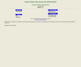 TXFGLSS.com(License Sales Application) Screenshot