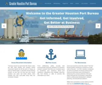 Txgulf.org(The Greater Houston Port Bureau) Screenshot