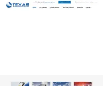 Txintlfreight.com(Texas International Freight) Screenshot