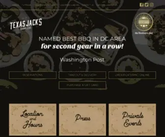 Txjacks.com(Texas Jack's Barbecue) Screenshot