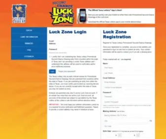 TxlotteryluckZone.com Screenshot