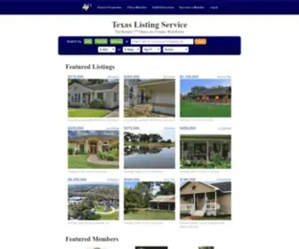 TXLS.com(Texas Listing Service) Screenshot