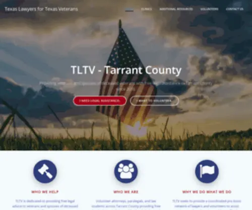 TXLTXV.org(Texas Lawyers for Texas Veterans) Screenshot