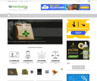 Txmarijuana.com(Texas Marijuana) Screenshot