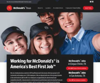 TXMCD.com(McDonald's Texas) Screenshot