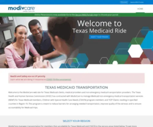 Txmedicaidride.net(Txmedicaidride) Screenshot