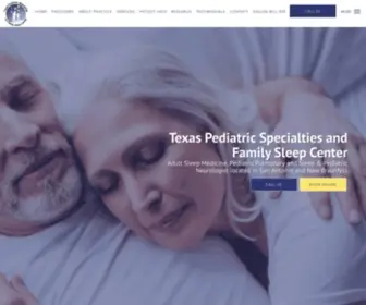 TXMSS.com(Texas Pediatric Specialties and Family Sleep Center) Screenshot