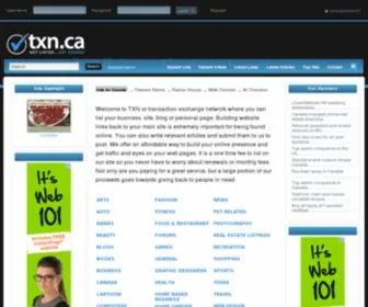 TXN.ca(TXN Website and Business Directory) Screenshot