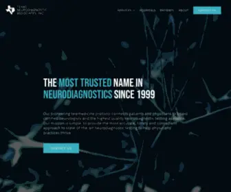 Txneuro.com(THE MOST TRUSTED NAME IN NEURODIAGNOSTICS SINCE 1999) Screenshot