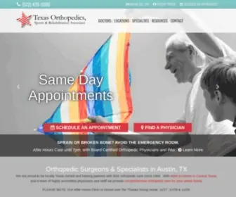 Txortho.com(Austin Orthopedic Surgeons) Screenshot
