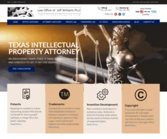 Txpatentattorney.com(Texas Patent Attorney) Screenshot