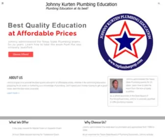 TXplumberprep.com(Johnny Kurten Plumbing Education) Screenshot