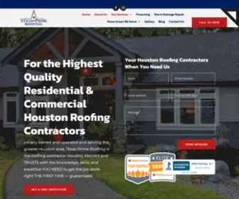 TXprimeroofing.com(Texas Prime Roofing) Screenshot