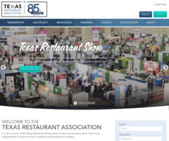 Txrestaurant.org(Texas Restaurant Association) Screenshot