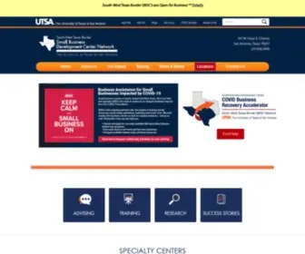 TXSBDC.org(Small Business Development Center Network) Screenshot