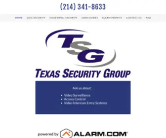 TXSgroup.com(Texas Security Group) Screenshot