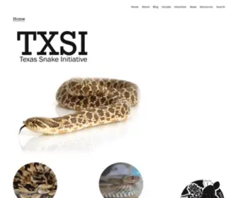 Txsi.org(Texas Snake Initiative) Screenshot