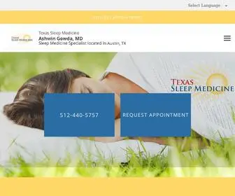 TXsleepmedicine.com(Texas Sleep Medicine) Screenshot