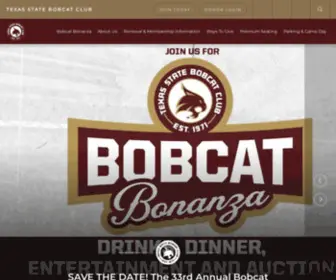 TXstatebobcatclub.com(Texas State Bobcat Club) Screenshot