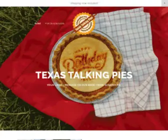 Txtalkingpies.com(Texas) Screenshot