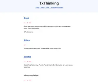 TXthinking.com(TXthinking) Screenshot