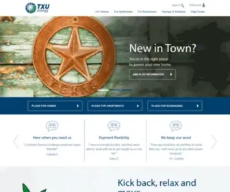 Txuenergy.com(Your Texas Electricity Company) Screenshot