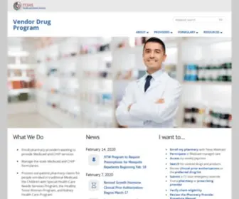 Txvendordrug.com(Vendor Drug Program) Screenshot