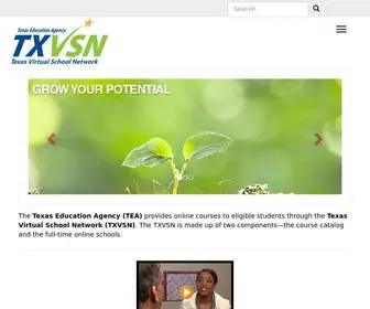 TXVSN.org(The Texas Virtual School Network) Screenshot
