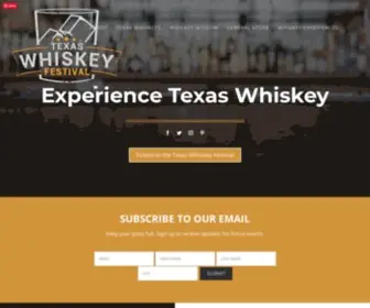 TXwhiskeyfest.com(The South’s Premier Whiskey Experience) Screenshot