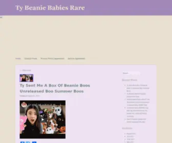 TY-Beanie-Babies-Rare.net(Ty Beanie Babies Rare) Screenshot