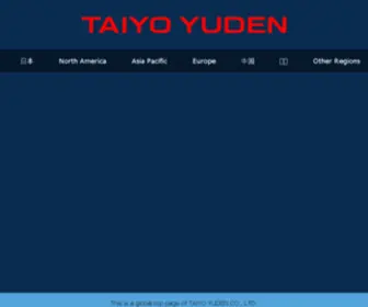 TY-Top.com(TAIYO YUDEN CO) Screenshot