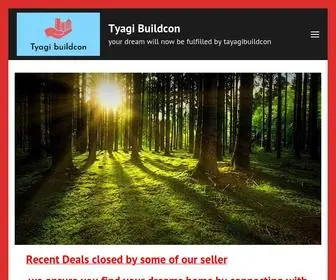 Tyagibuildcon.com(Tyagi Buildcon) Screenshot