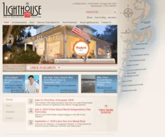 Tybeebb.com(Lighthouse Inn\'s Tybee Island bed and breakfast beach house cottage) Screenshot