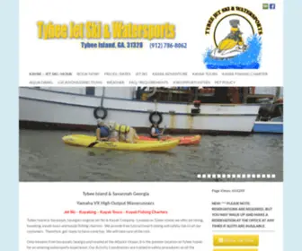 Tybeejetski.com(Tybee Jet Ski & Watersports) Screenshot