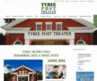 Tybeeposttheater.org(Tybee Post Theater) Screenshot