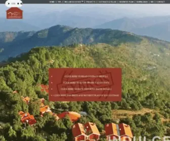 TYbrosinfra.com(Essence of Nature Hotels and Spa) Screenshot