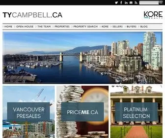 Tycampbell.ca(Vancouver Real Estate) Screenshot