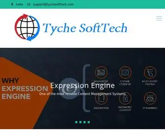 TYchesofttech.com(Tyche SoftTech) Screenshot