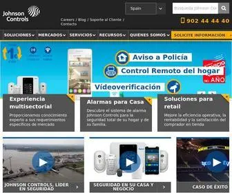 Tyco.es(Web Oficial de Tyco IF&S en España) Screenshot