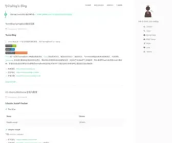 Tycoding.cn(TyCoding's Blog) Screenshot