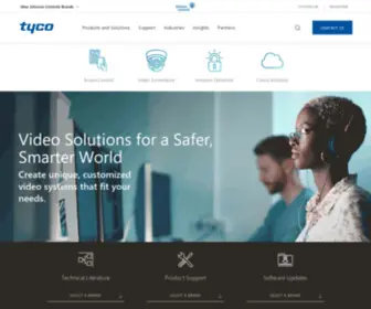 Tycofireandsecurity.com(Tycofireandsecurity) Screenshot