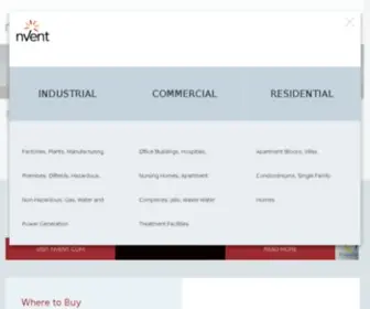 Tycothermal.com(Pentair Thermal Management) Screenshot