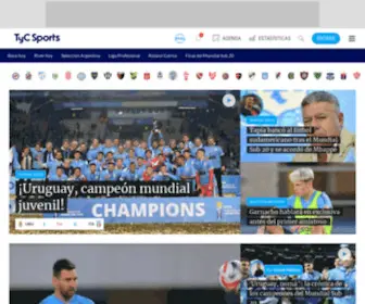 TYCsports.com(TyC Sports) Screenshot