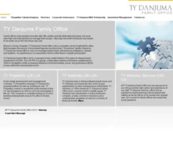 TYD-FO.co.uk(TY Danjuma Family Office) Screenshot