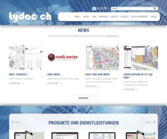 Tydac.ch(Geographic Information Solutions) Screenshot