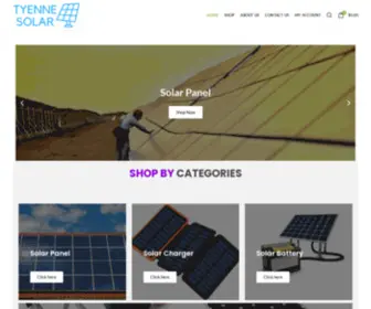 Tyennesolar.com(Tyenne Solar) Screenshot